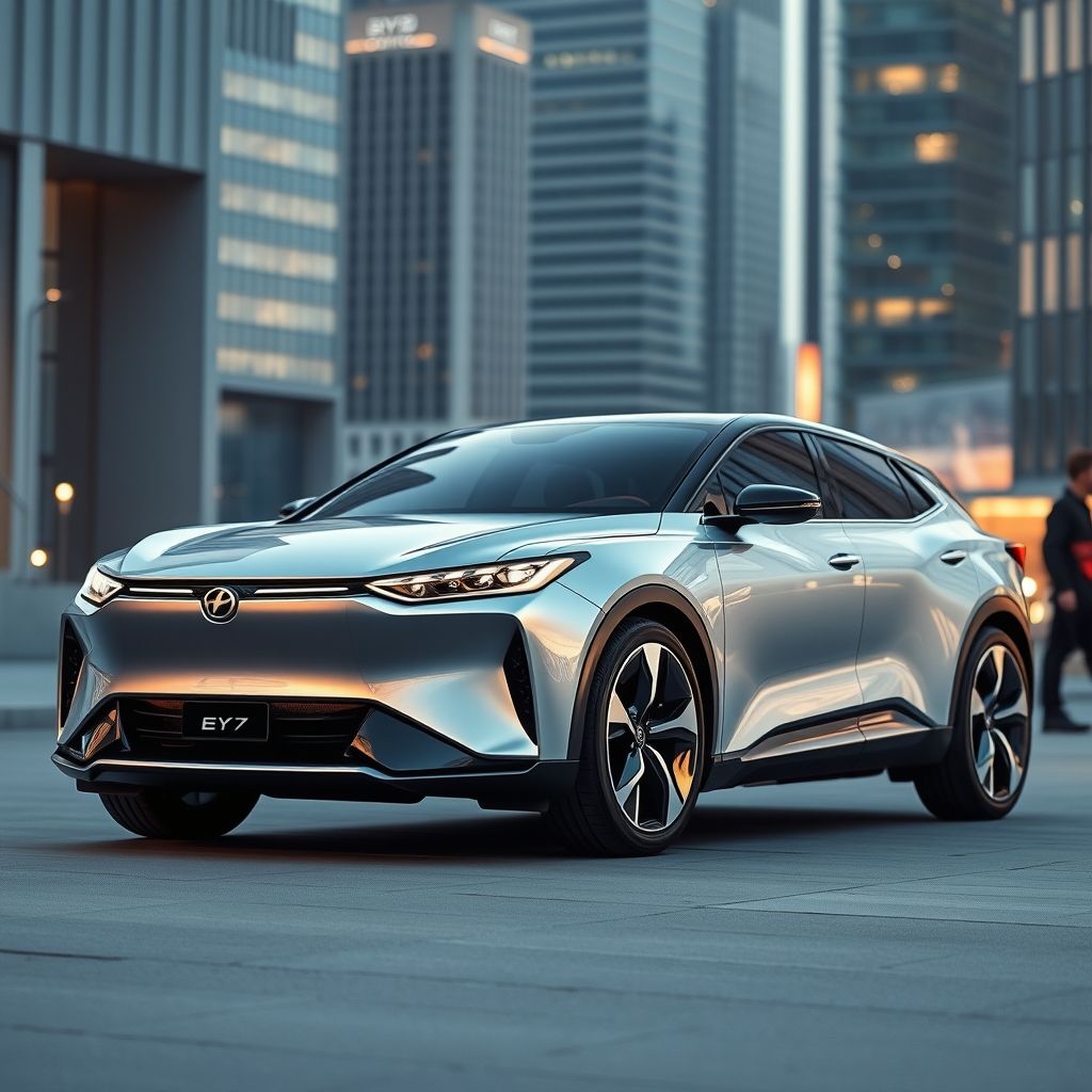 BYD e7: ดีไซน์หรูหราล้ำสมัย